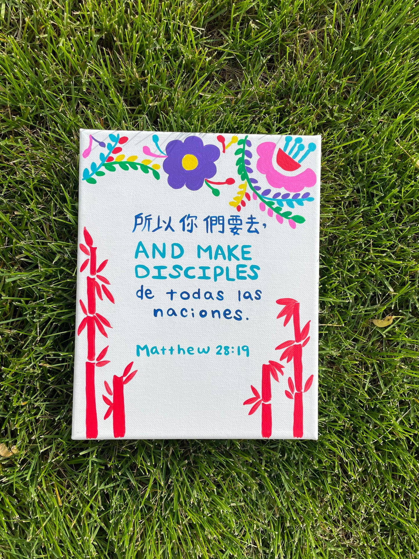 8x10 Canvas Custom Quote Art