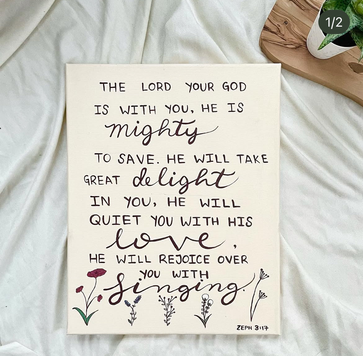 11x14 Canvas Custom Quote Art