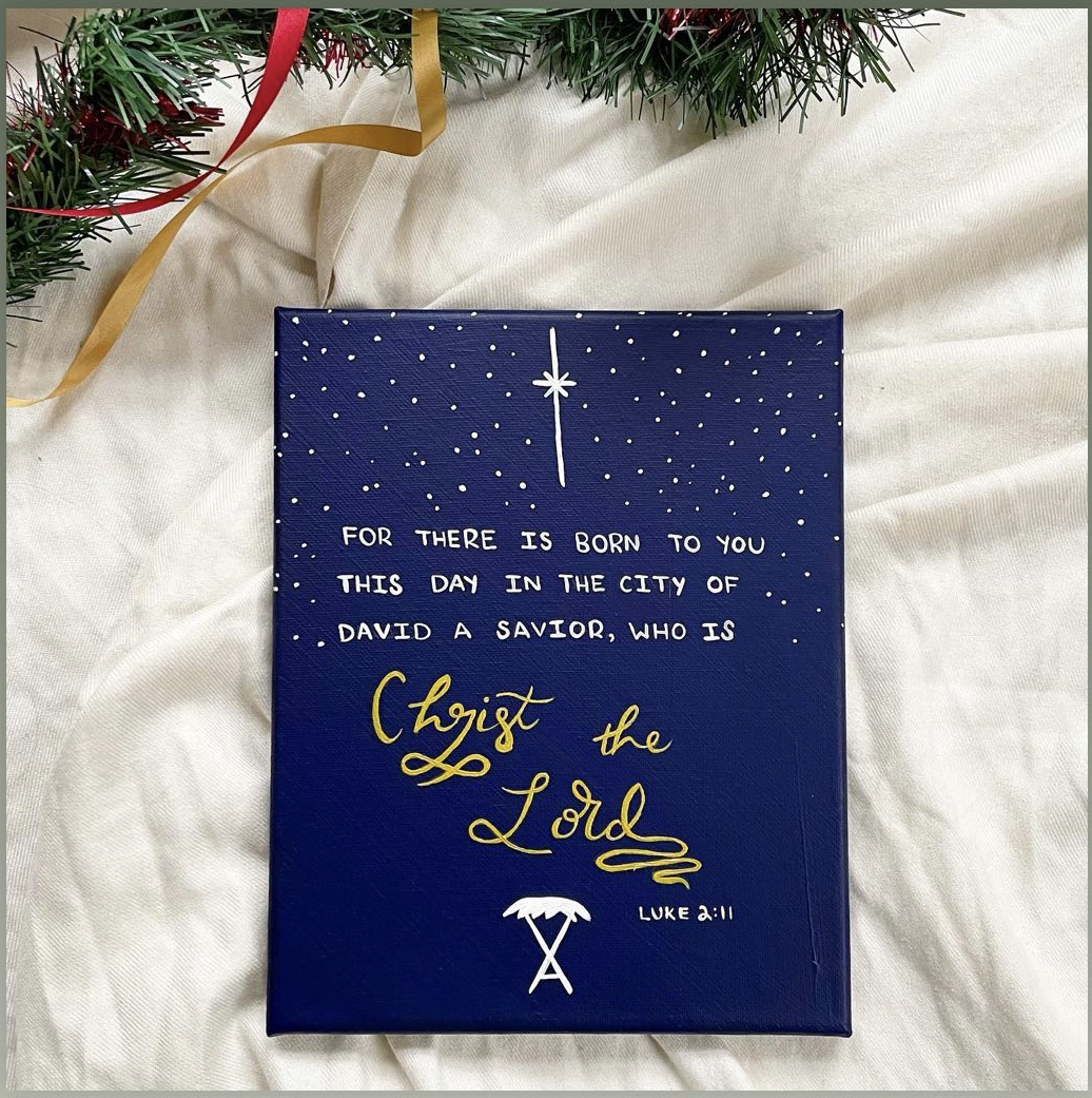 8x10 Canvas Custom Quote Art