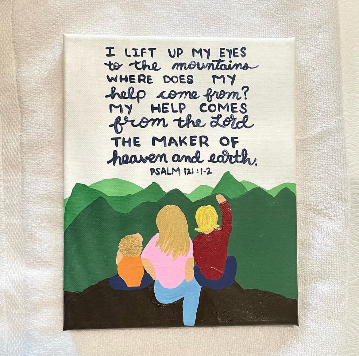 8x10 Canvas Custom Quote Art