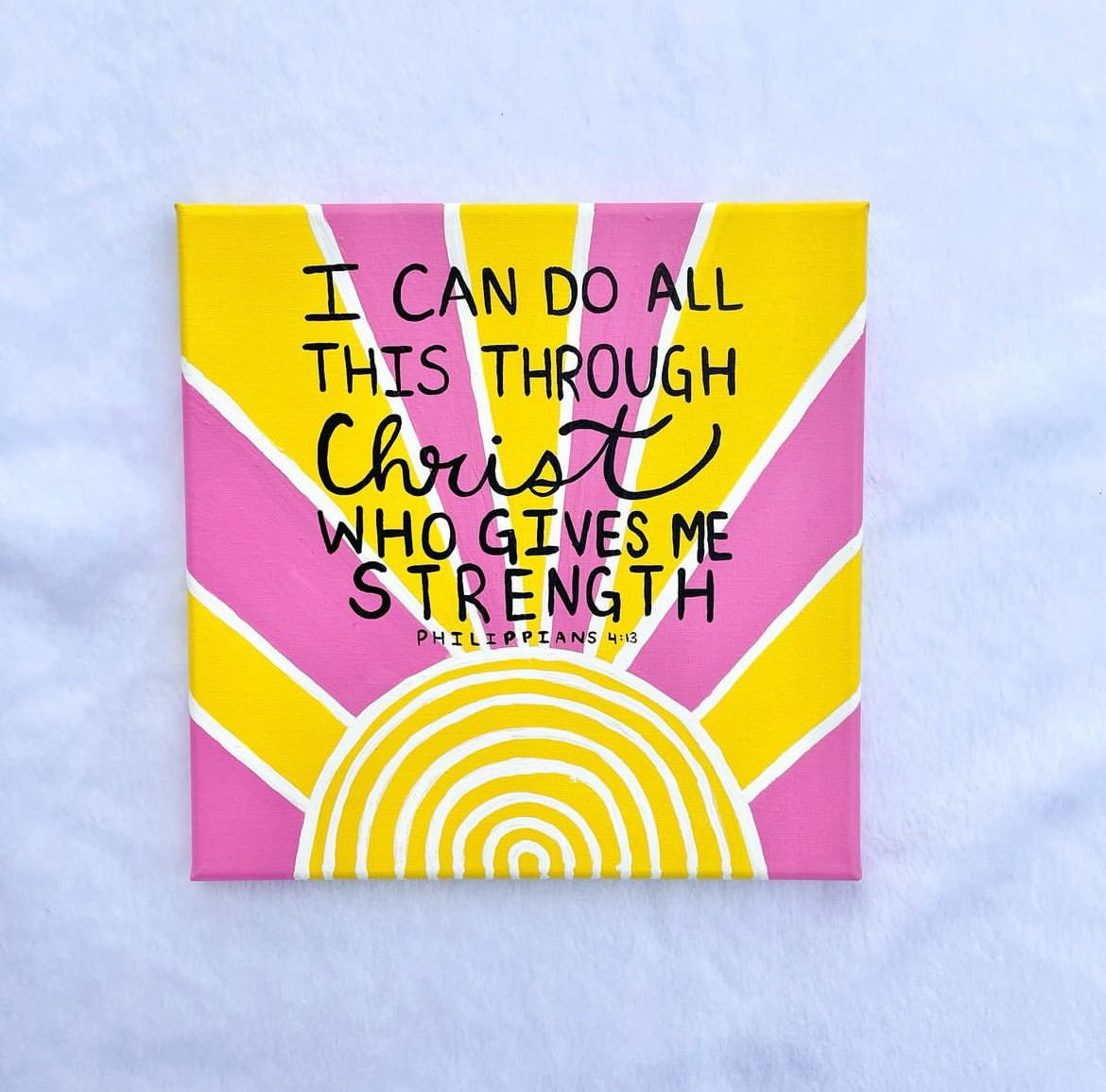 10x10 Canvas Custom Quote Art