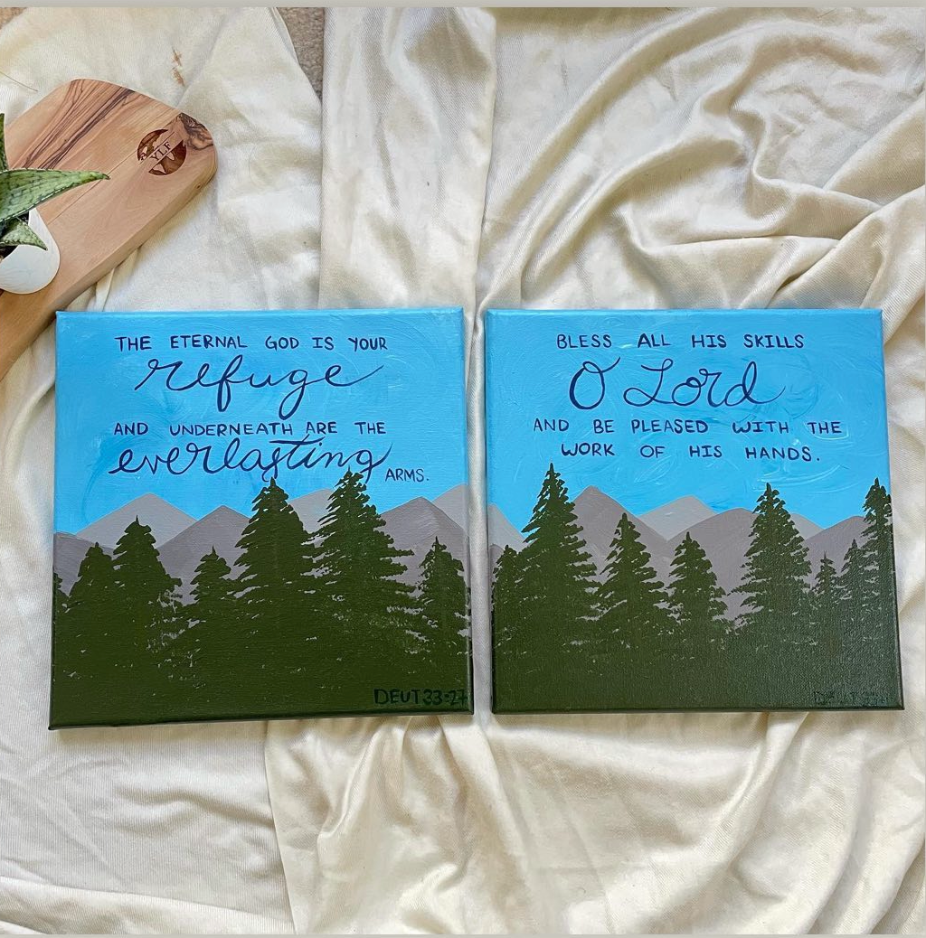 10x10 Canvas Custom Quote Art