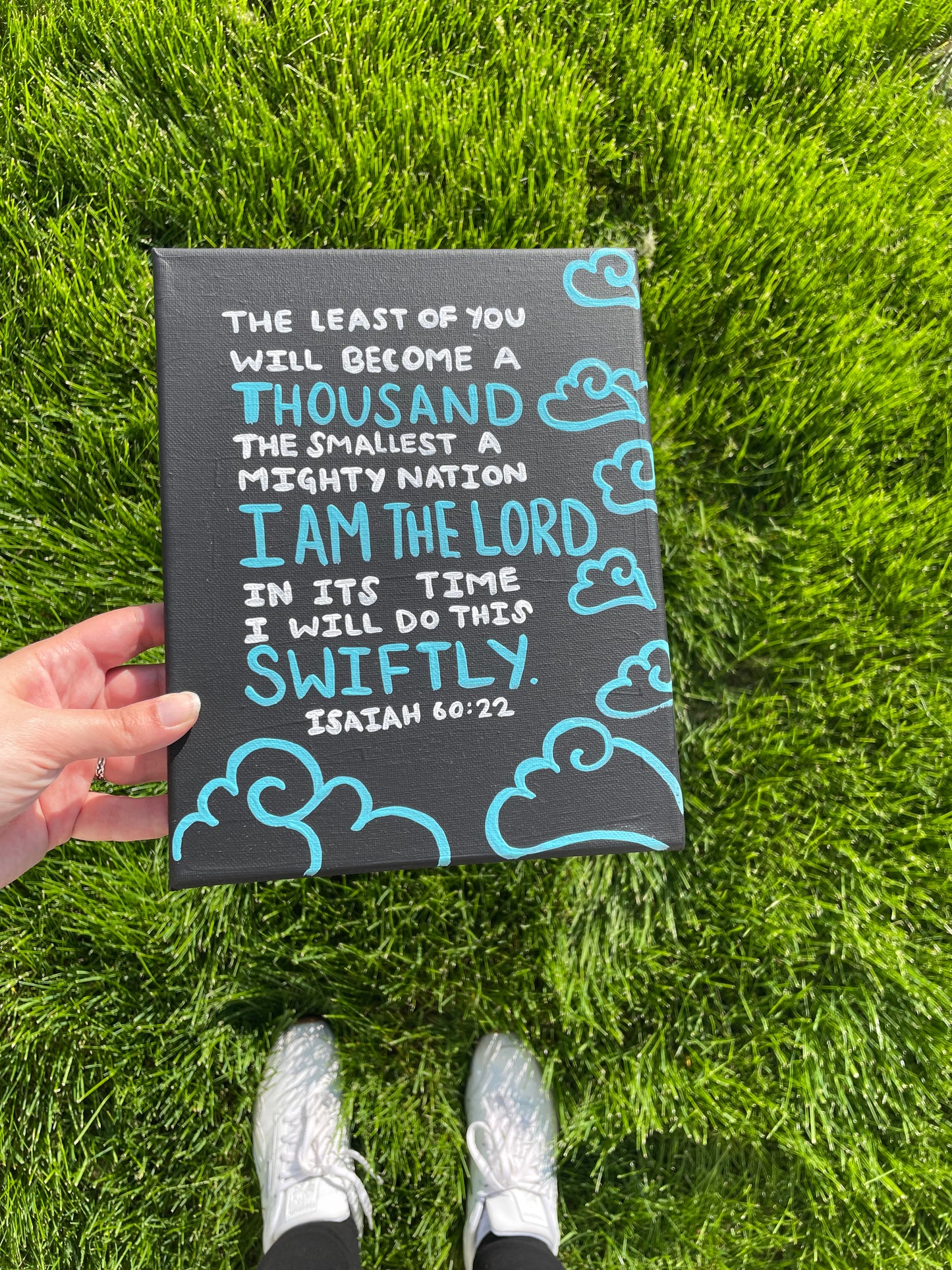 8x10 Canvas Custom Quote Art