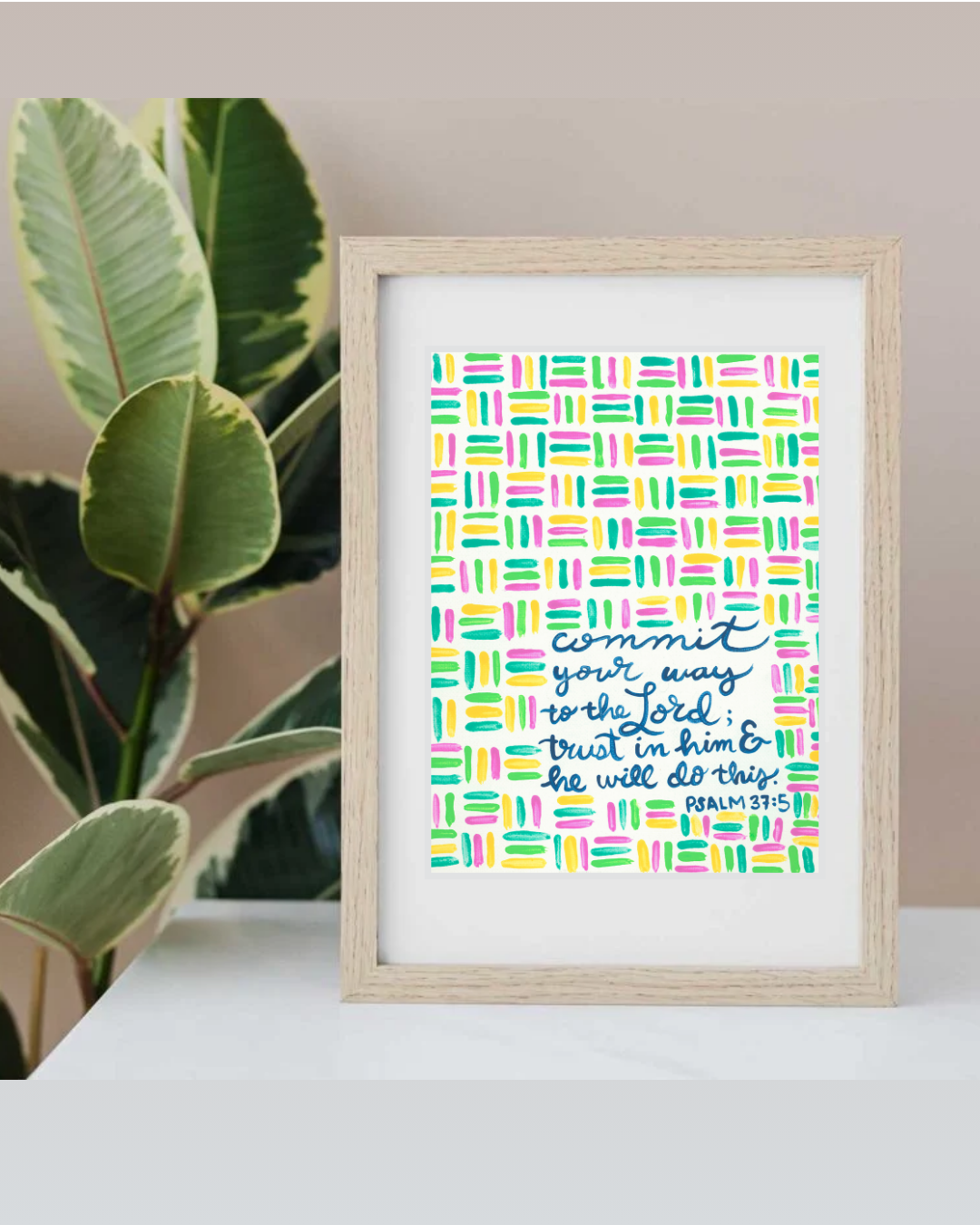 Commit your way - PRINT