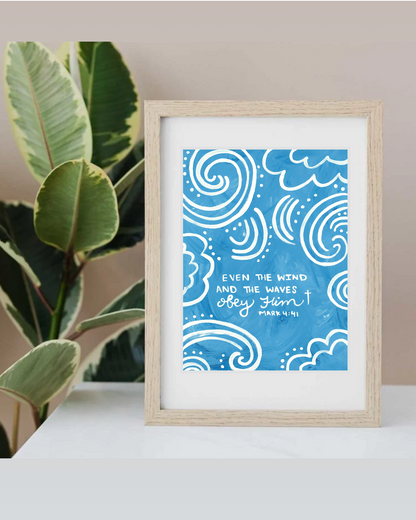 Wind and Waves - PRINT