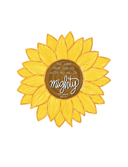 Mighty to Save sticker